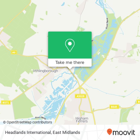 Headlands International map