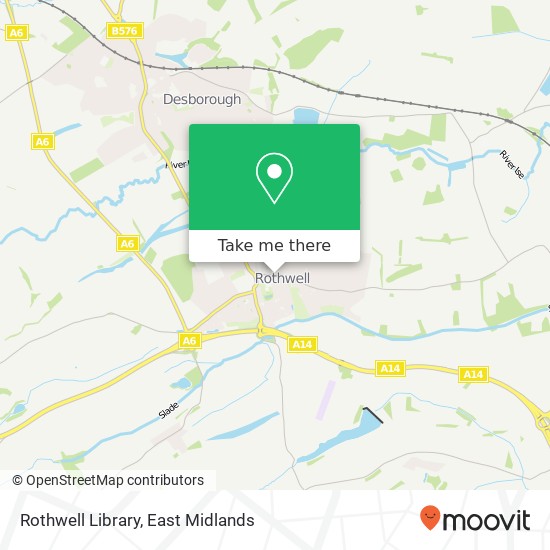 Rothwell Library map