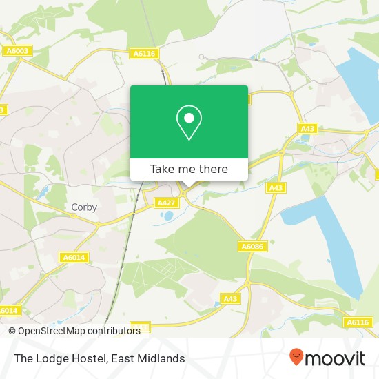 The Lodge Hostel map