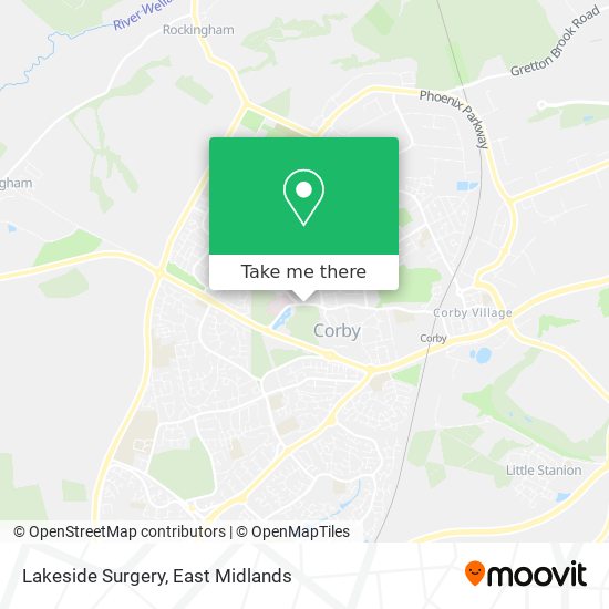 Lakeside Surgery map