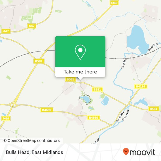 Bulls Head map