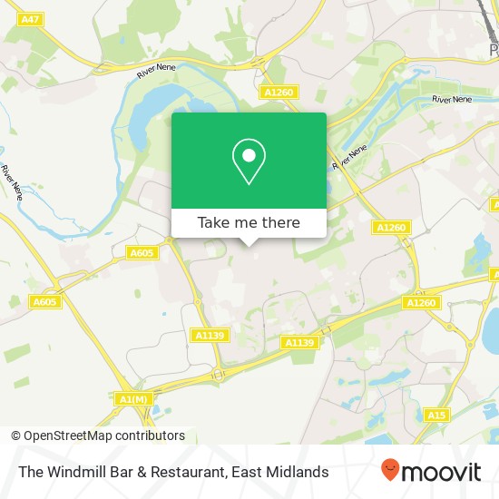 The Windmill Bar & Restaurant map