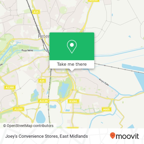 Joey's Convenience Stores map
