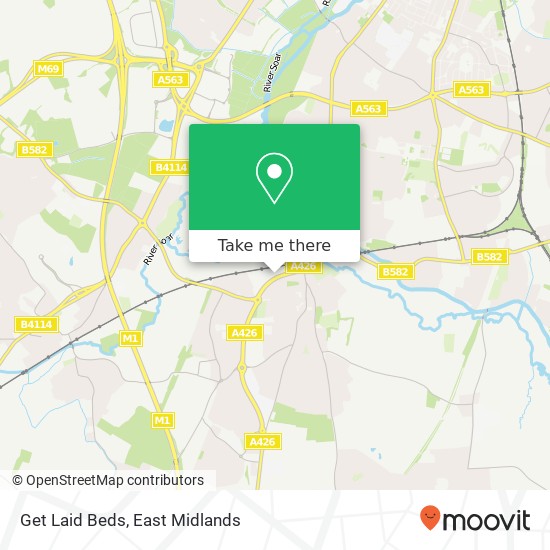 Get Laid Beds map