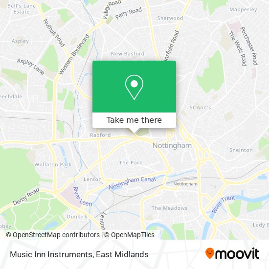Music Inn Instruments map
