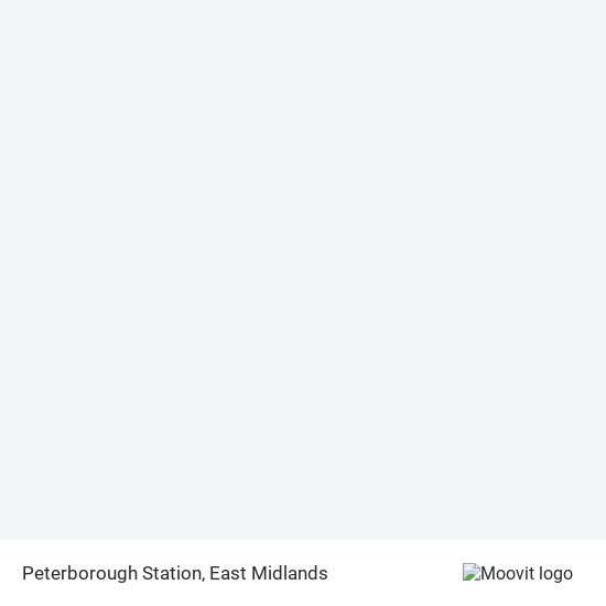 Peterborough Station map