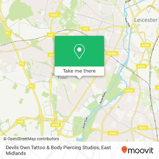 Devils Own Tattoo & Body Piercing Studios map