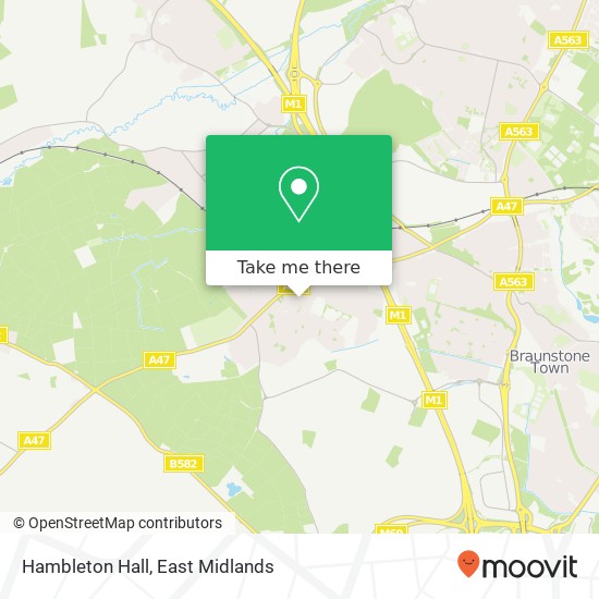 Hambleton Hall map