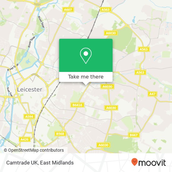 Camtrade UK map