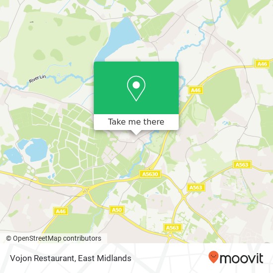 Vojon Restaurant map