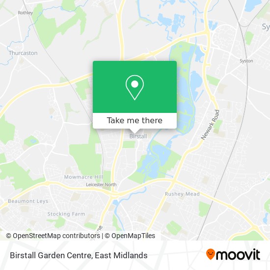 Birstall Garden Centre map