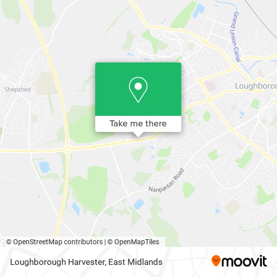 Loughborough Harvester map