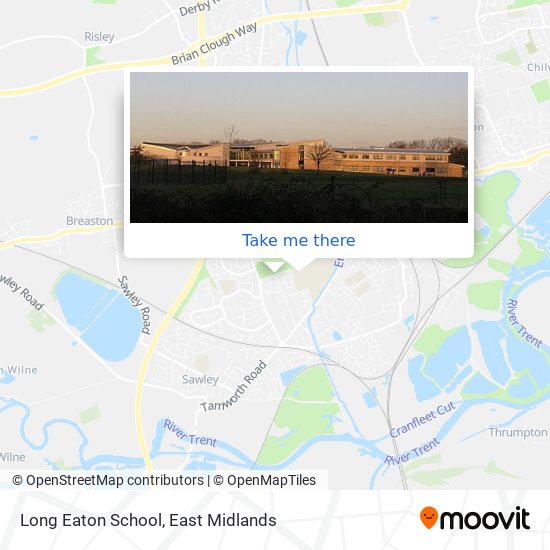 Long Eaton School map