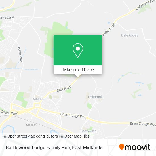 Bartlewood Lodge Family Pub map