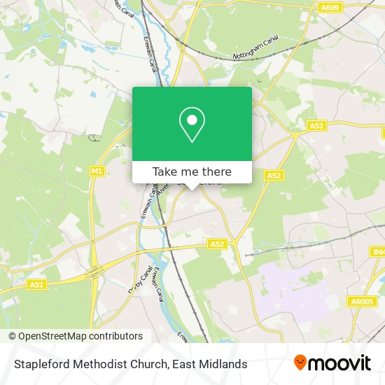 Stapleford Methodist Church map