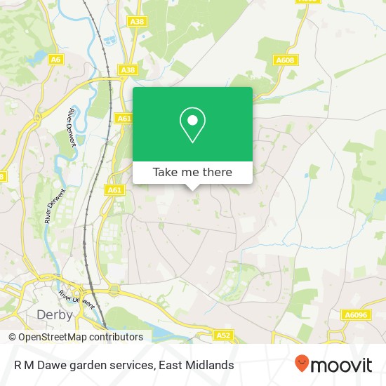 R M Dawe garden services map