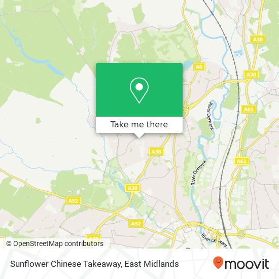 Sunflower Chinese Takeaway map