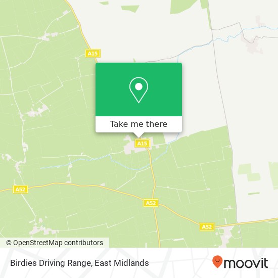 Birdies Driving Range map