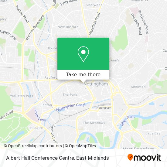 Albert Hall Conference Centre map