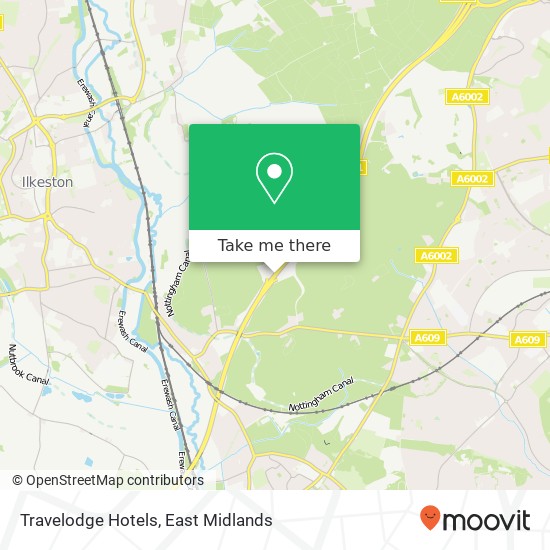 Travelodge Hotels map