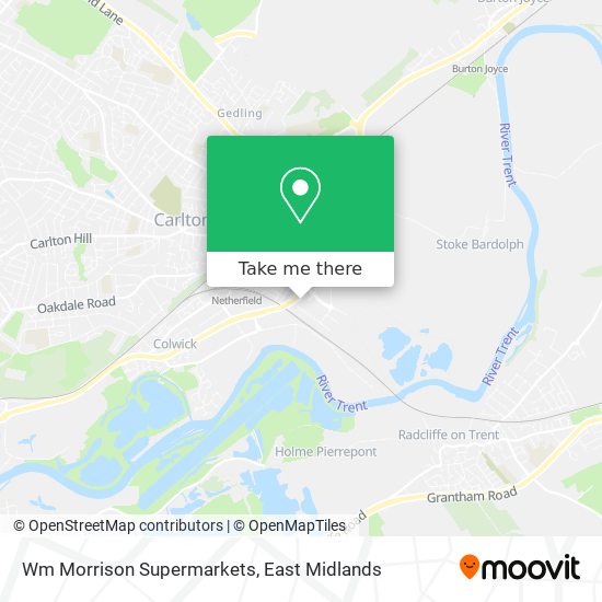 Wm Morrison Supermarkets map