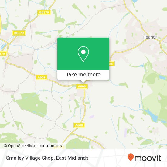 Smalley Village Shop map