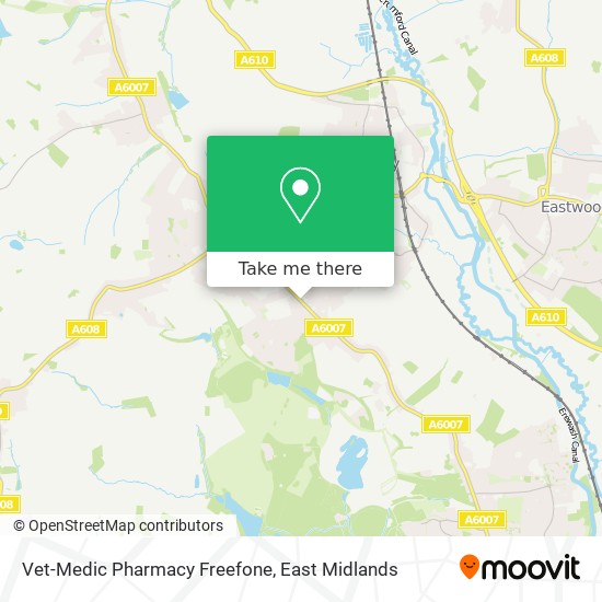 Vet-Medic Pharmacy Freefone map