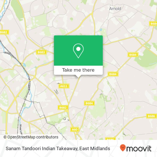 Sanam Tandoori Indian Takeaway map