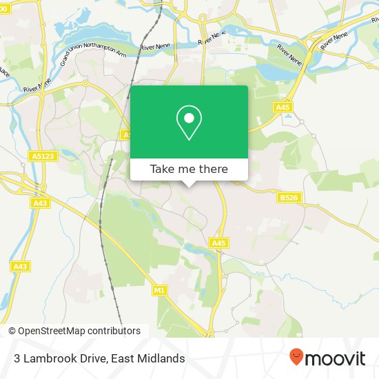 3 Lambrook Drive map