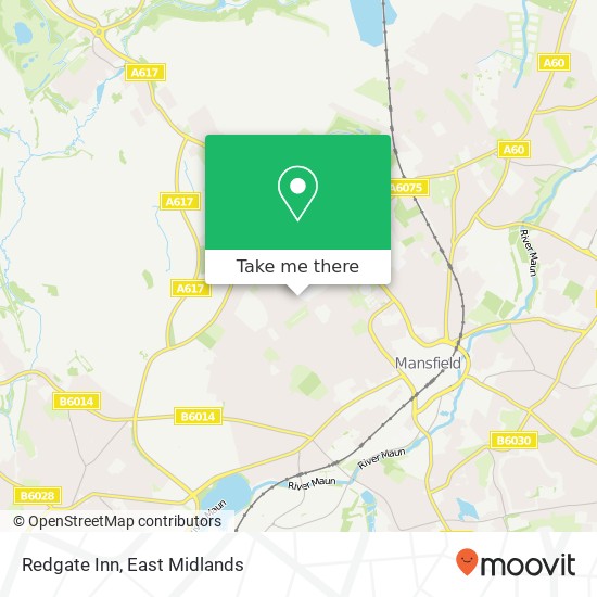 Redgate Inn map