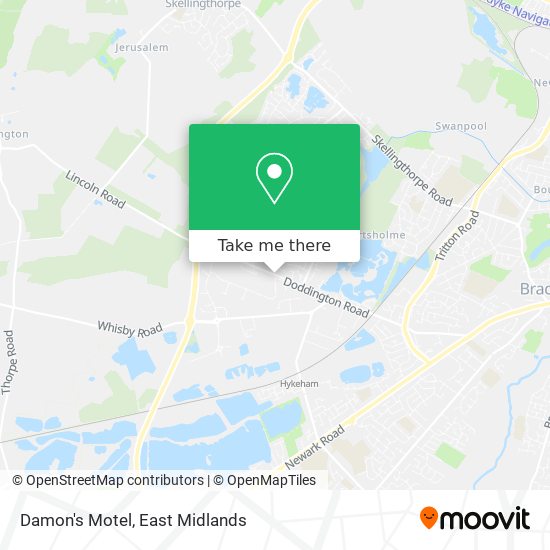 Damon's Motel map
