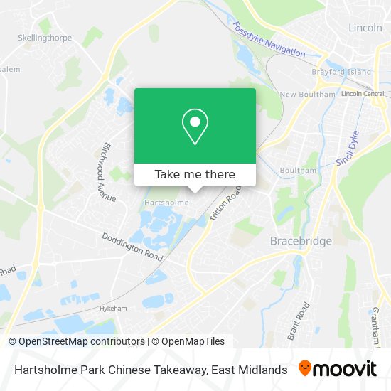 Hartsholme Park Chinese Takeaway map