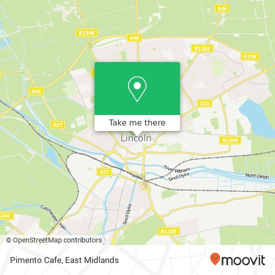 Pimento Cafe map