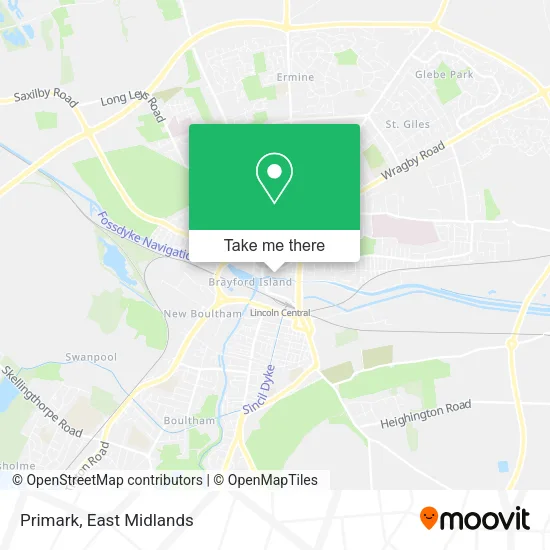 Primark map