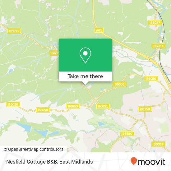 Nesfield Cottage B&B map