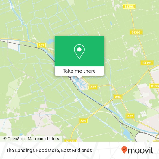 The Landings Foodstore map