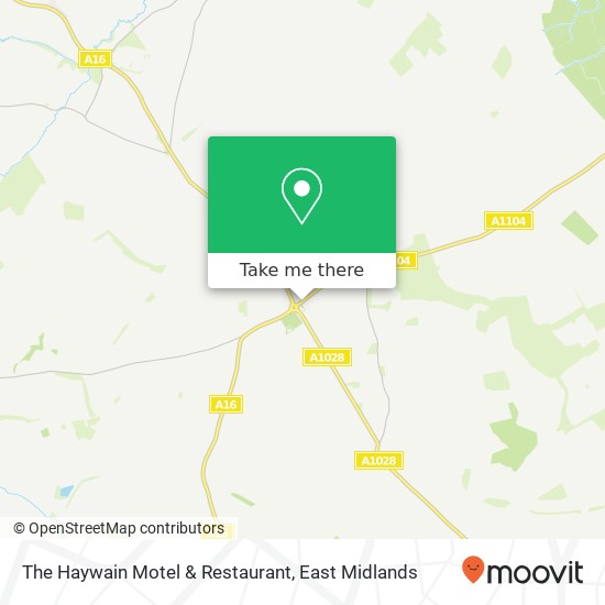 The Haywain Motel & Restaurant map