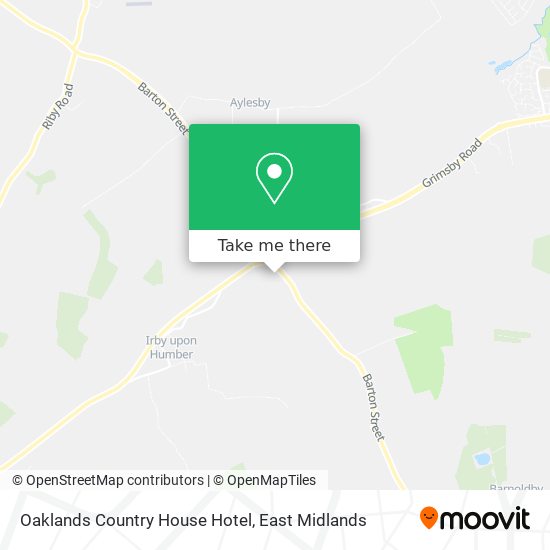 Oaklands Country House Hotel map