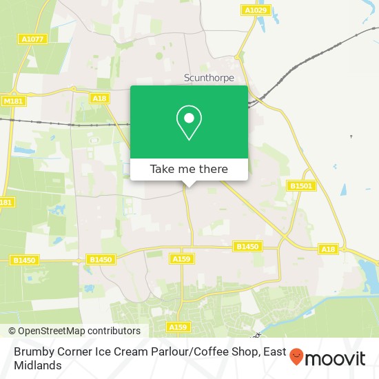 Brumby Corner Ice Cream Parlour / Coffee Shop map