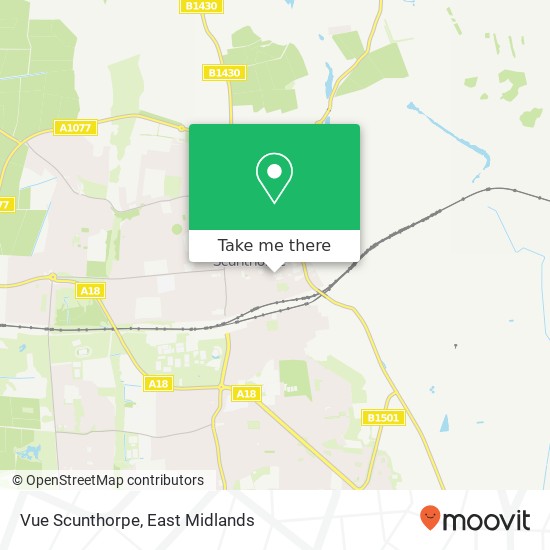 Vue Scunthorpe map