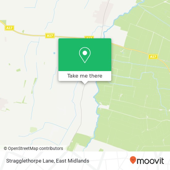 Stragglethorpe Lane map