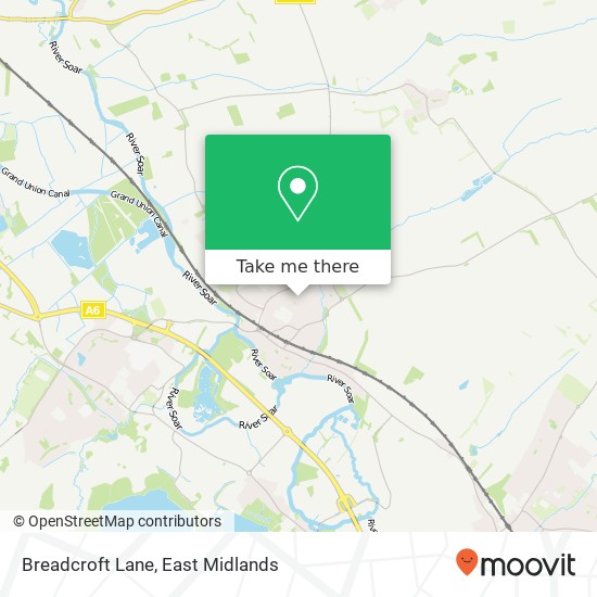 Breadcroft Lane map