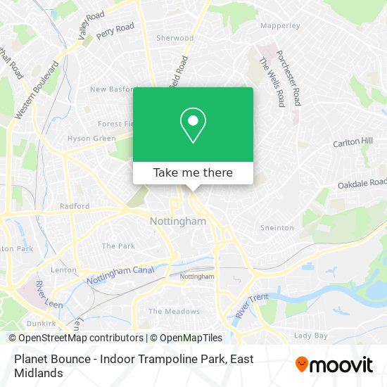 Planet Bounce - Indoor Trampoline Park map