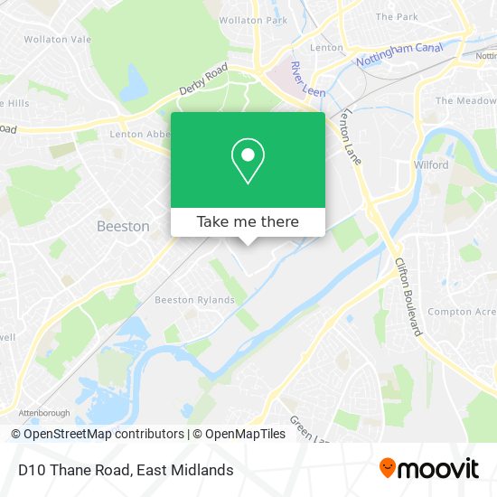 D10 Thane Road map