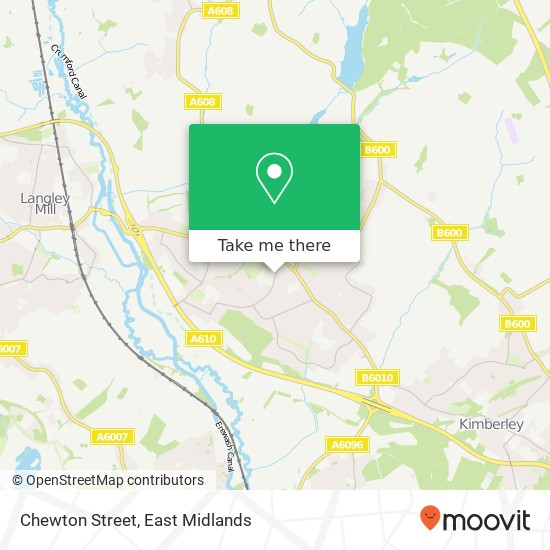 Chewton Street map