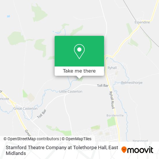 Stamford Theatre Company at Tolethorpe Hall map