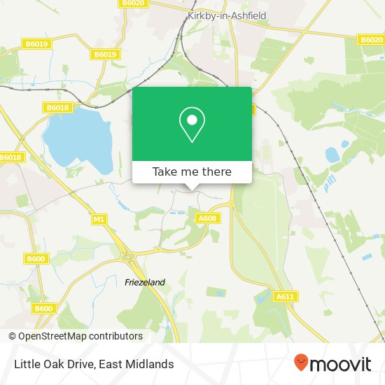 Little Oak Drive map