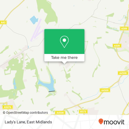 Lady's Lane map