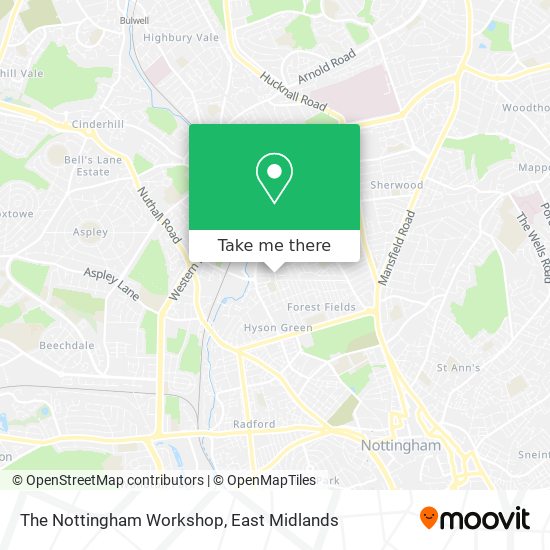 The Nottingham Workshop map