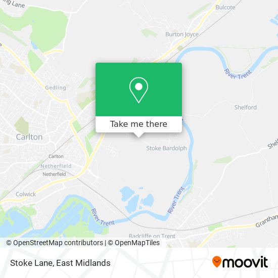 Stoke Lane map